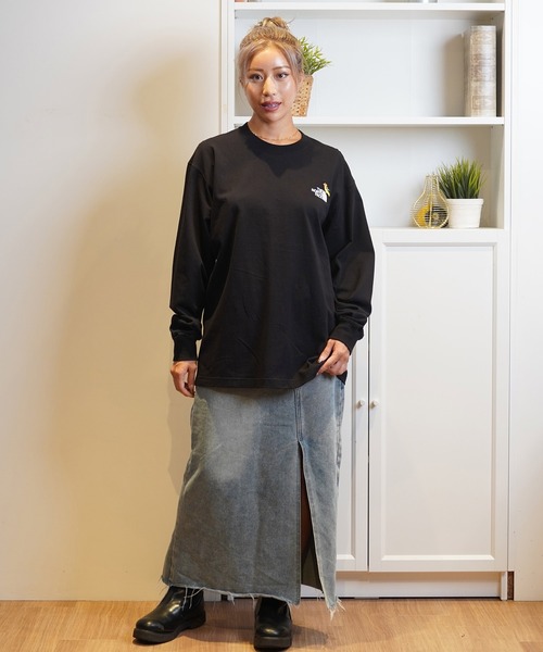 THE NORTH FACE 長袖カットソー グレー/ブラック THE NORTH FACE（ザ ノースフェイス） 長袖カットソー M ミックス