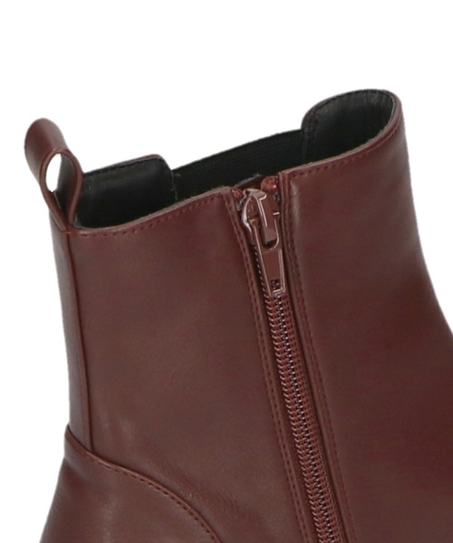 「ORiental TRaffic」 ショートブーツ LL レッド レディース_画像5