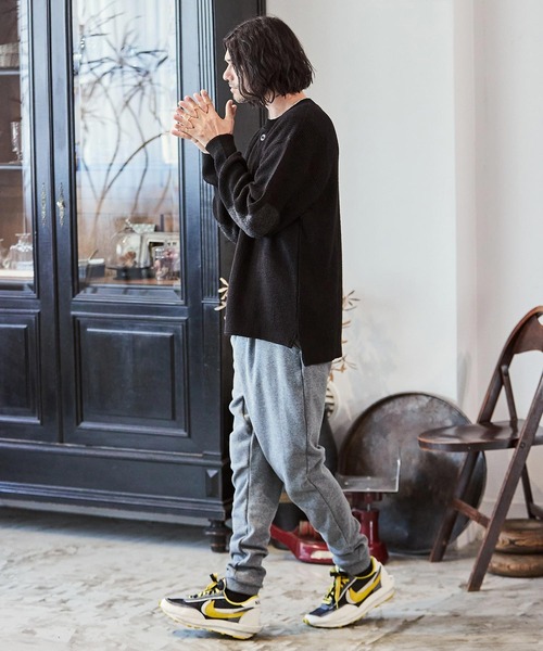 「CAMBIO」 スウェットパンツ M チャコールグレー メンズ_画像4