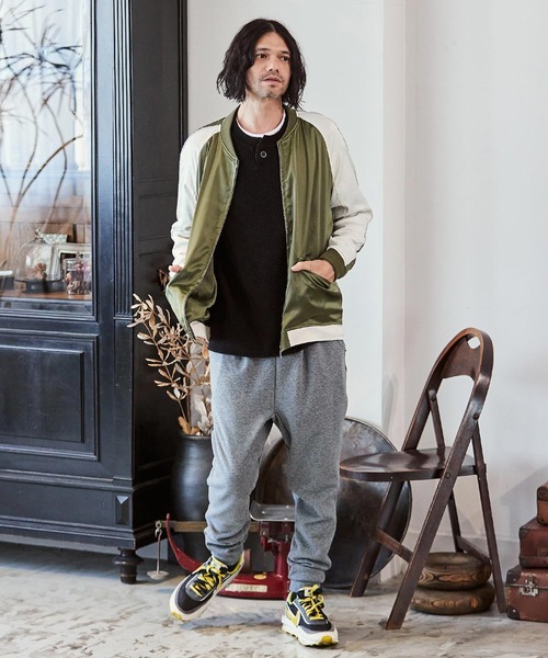 「CAMBIO」 スウェットパンツ M チャコールグレー メンズ_画像6