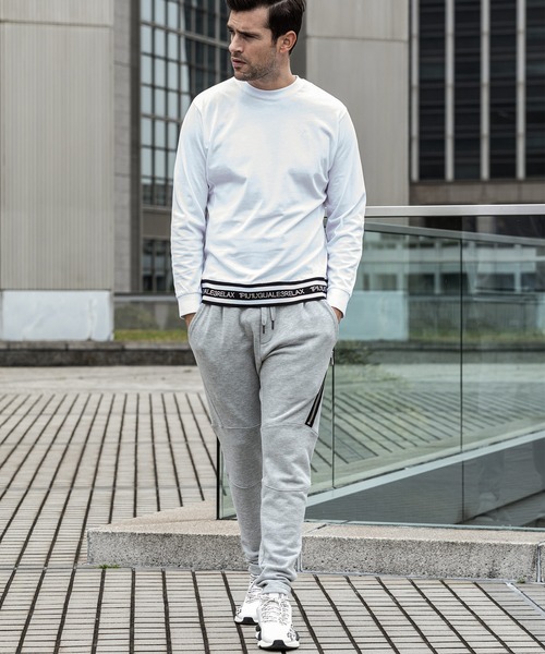 「1PIU1UGUALE3 RELAX 」 スウェットパンツ S ブラック メンズ_画像9