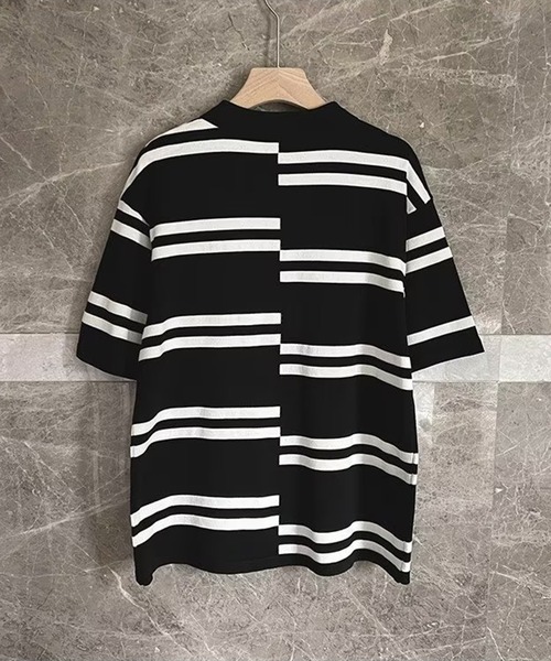 「aimoha」 半袖ポロシャツ X-LARGE ブラック メンズ_画像7
