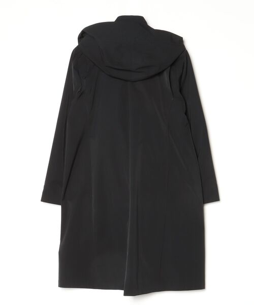 INDIVIインディビィ★ダウンコート38黒★新品 名品／撥水／抗菌防臭】ロング丈リサイクルダウンコート（ダウン