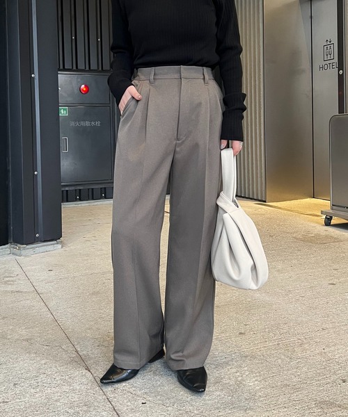 「CAPRICIEUX LE'MAGE」 パンツ 36 ベージュ レディース_画像3