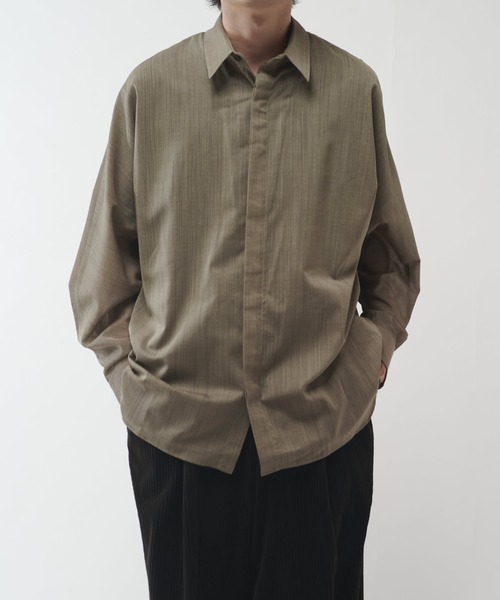 「Lui's」 長袖シャツ FREE ブラック メンズ_画像6