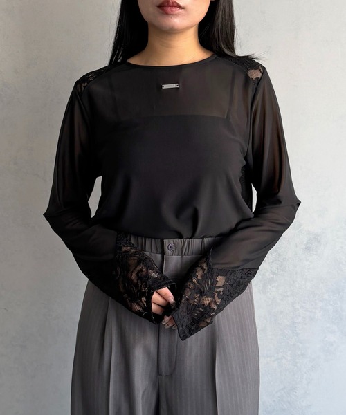 新品✨ダイアン Jemmie Top 総レーストップス 選べる2タイプで高見え。総レースレディトップス[品番：FI000005520