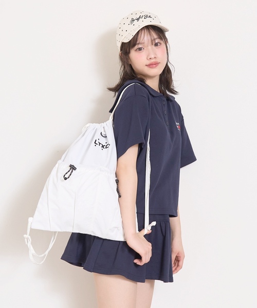 LOVETOXIC リュック 「LTXC」「撥水」ナイロンナップサック キッズ