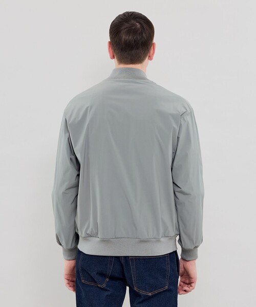 ブルゾン アウター 「FEATHER-TECH PAC」「FLEX NYLON」ストレッチナイロンMA-1 メンズの画像