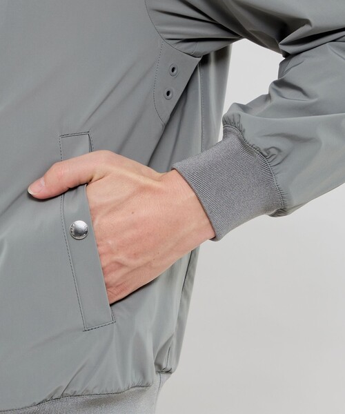 ブルゾン アウター 「FEATHER-TECH PAC」「FLEX NYLON」ストレッチナイロンMA-1 メンズの画像
