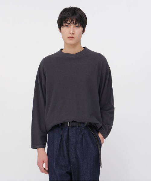 MHL.（エムエイチエル） tシャツ COTTON JERSEY MESH メンズ