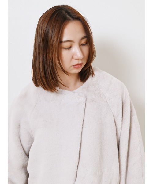 「FRAY I.D」 ノーカラージャケット 0 ブルー レディース_画像8