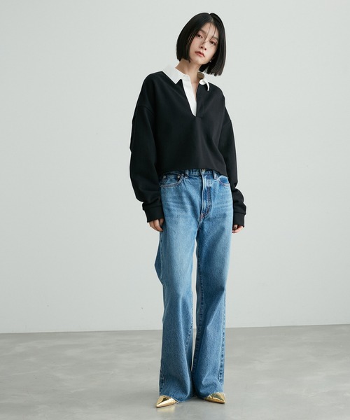 「PROTAGONISTA」 スウェットカットソー FREE オフホワイト レディース_画像3