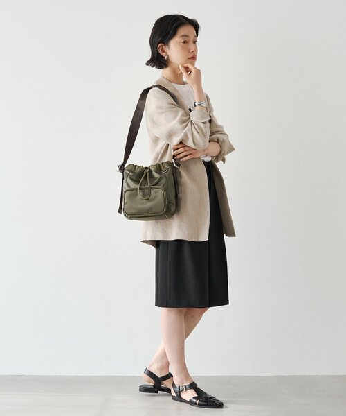 russet ショルダーバッグ　ダークグリーン russet（ラシット） ショルダーバッグ バッグ 「インフルエンサー