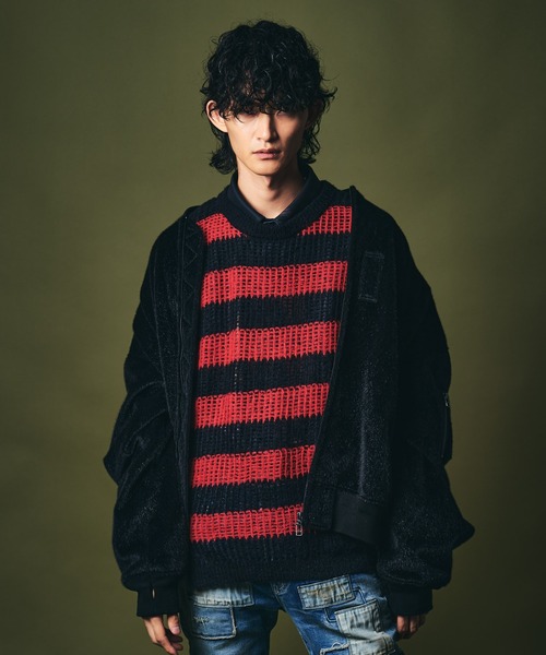 glamb グラム 長袖セーター glamb（グラム） 長袖ニット M レッド メンズ : ZOZOTOWN Yahoo!店