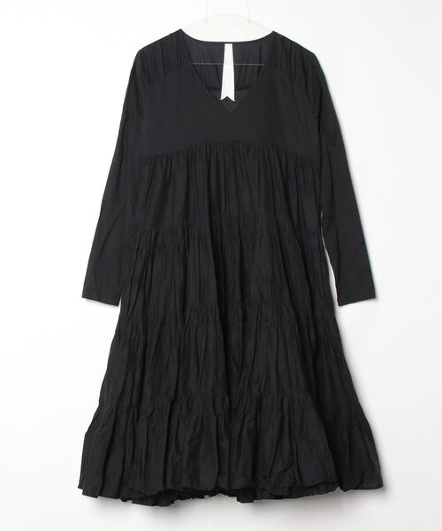 マーレット Merlette ブラック ワンピース merlette（マーレット） 長袖ワンピース X-SMALL ブラック レディース