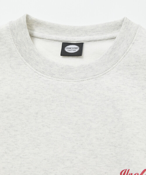 「FREAK'S STORE」 スウェットカットソー LARGE アッシュグレー メンズ_画像4