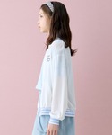 パーカー uvカット 配色ライン ジップアップ...の詳細画像3
