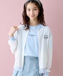 パーカー uvカット 配色ライン ジップアップ...の詳細画像1