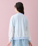 パーカー uvカット 配色ライン ジップアップ...の詳細画像4