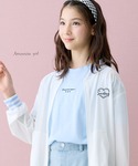 パーカー uvカット 配色ライン ジップアップ...の詳細画像2