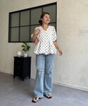ジーンズ デニム デニムパンツ 「MOMO」ダ...の詳細画像5