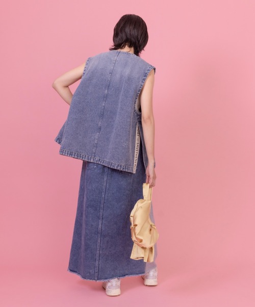「Eimee Law」 デニムジャケット FREE ライトブルー レディースの画像