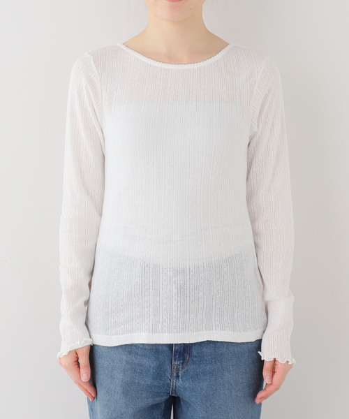 SLOBE IENA（スローブイエナ） tシャツ ハリヌキレーシープルオーバー
