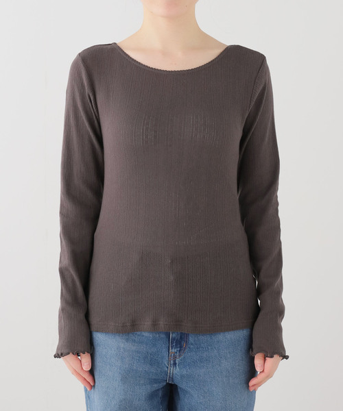 SLOBE IENA（スローブイエナ） tシャツ ハリヌキレーシープルオーバー