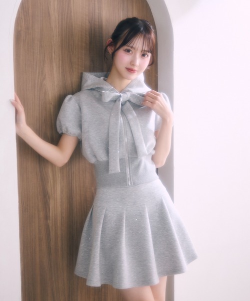 TITTY＆CO.（ティティーアンドコー） セットアップ フロントリボンラメ