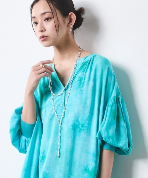 CHIC STYLE（シックスタイル） ワンピース スキッパームラ染ロング