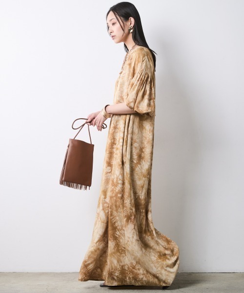 CHIC STYLE（シックスタイル） ワンピース スキッパームラ染ロング