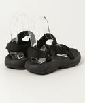 「Teva」 フラットサンダル 23cm ブラ...の詳細画像1