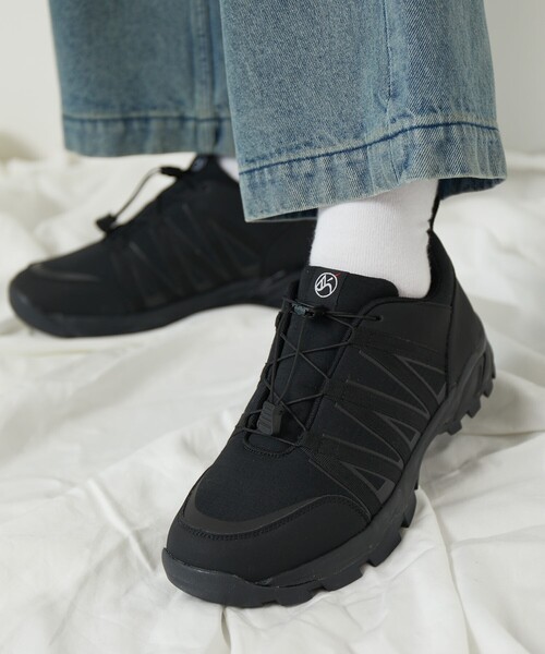 「FREAK'S STORE」 ローカットスニーカー 24.0cm ブラック メンズ_画像6
