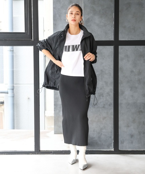 「HEREIAM」 半袖Tシャツ FREE レッド レディース_画像4