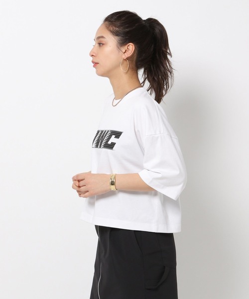 「HEREIAM」 半袖Tシャツ FREE レッド レディース_画像8