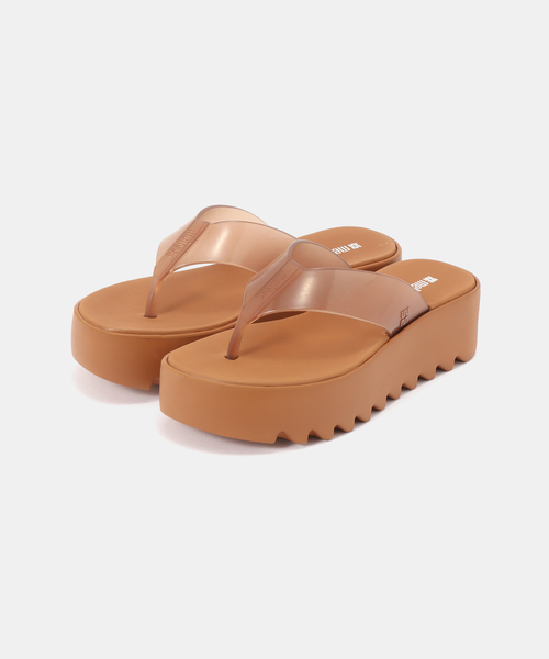 Melissa メリッサ　サンダル　レア Melissa（メリッサ） サンダル Thong Platform レディース : ZOZOTOWN