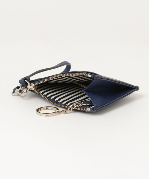 「kate spade new york」 カードケース - ネイビー レディース_画像3
