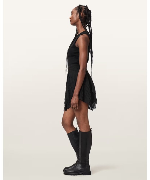 スカート ASAL ASYMMETRIC MINI SKIRT | ASAL アシンメトリー ミニ スカートの画像