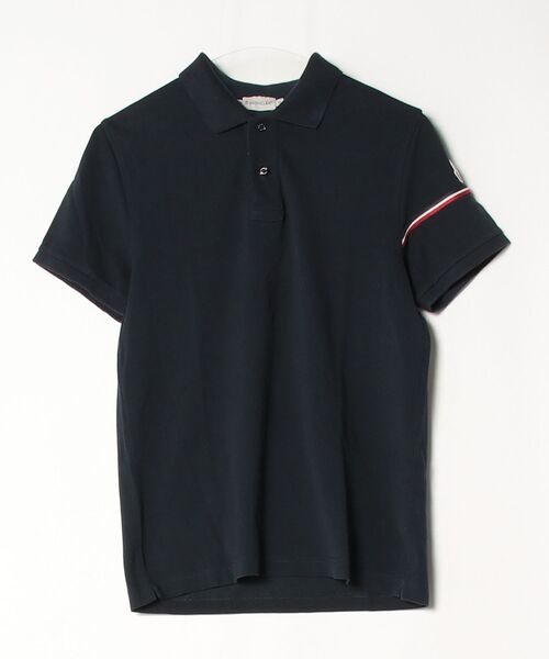 MONCLER（モンクレール） 半袖ポロシャツ S ネイビー メンズ 