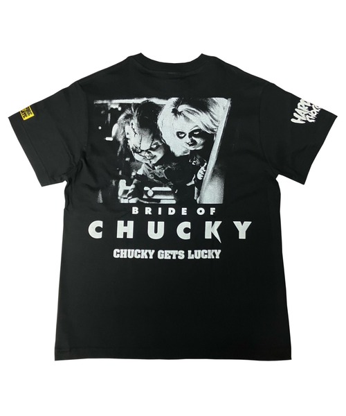 tシャツ チャッキーの花嫁（ウェディングブラック） メンズ レディース