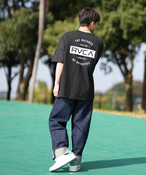 「RVCA」 半袖Tシャツ M ライトカーキ メンズ_画像8