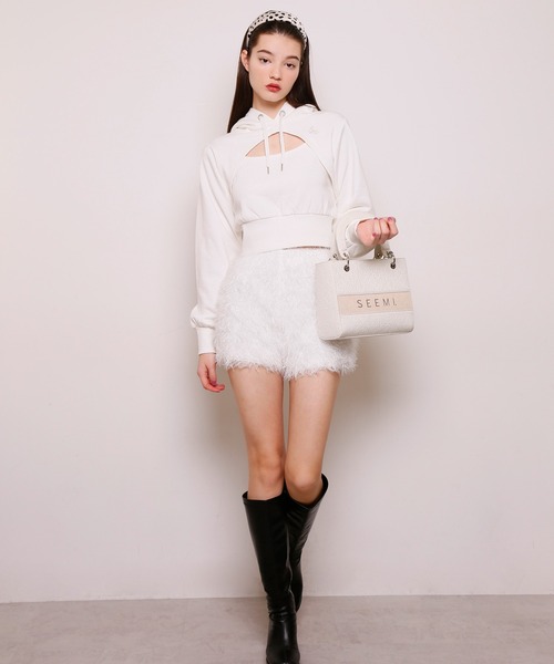 「Seemi. byNICECLAUP」 2WAYバッグ FREE ベージュ レディース_画像9