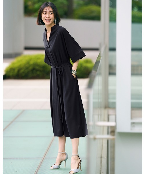ドゥクラッセ（DoCLASSE） ワンピース 「ドライクロススキッパーマキシ
