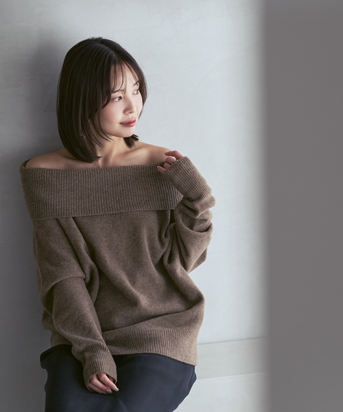 オフショルダーニット（NOBLE／ファッション）の商品一覧 通販 - Yahoo
