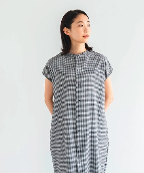 「D」 ノースリーブワンピース MEDIUM ブラック レディース_画像3