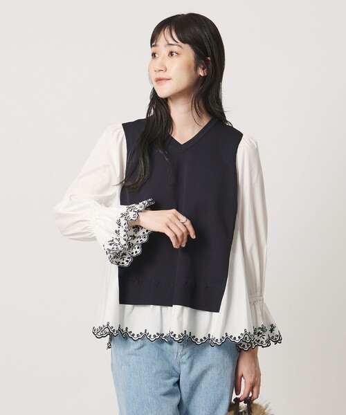 UNITED ARROWS（ユナイテッドアローズ） ニット セーター スカラップ