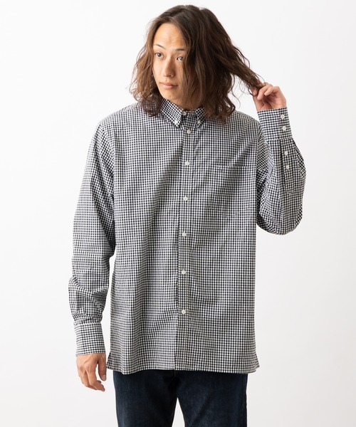 【  】ギンガムチェック シャツ 麻布 ザ・カスタムシャツ ｜ギンガムチェックシャツ｜レッド