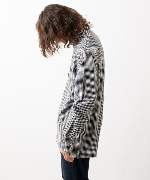 merc（メルク） シャツ ギンガムチェックシャツ メンズ : ZOZOTOWN