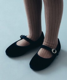 本物保証!  La シューズ ビームス こども Cadena ストラップ Velour / バレエ