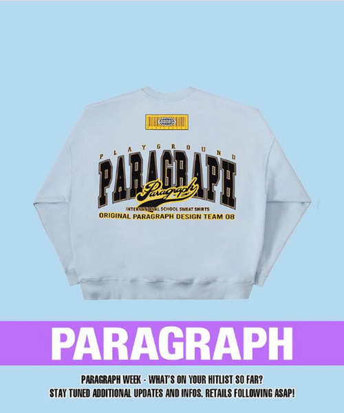新品超激得 パーカー PARAGRAPH パラグラフ ビッグアーチロゴ ZOZOTOWN PayPayモール店 - 通販 - PayPayモール 最新作定番